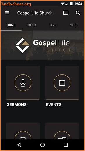 Gospel Life Church screenshot