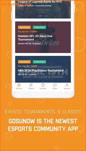 GosuNow - eSports Tournaments screenshot