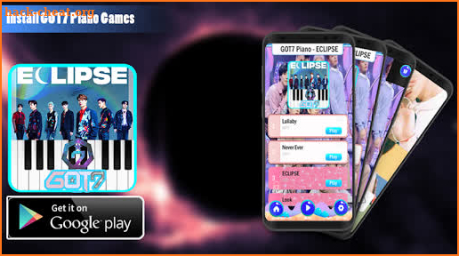 GOT7 Piano Game - ECLIPSE screenshot