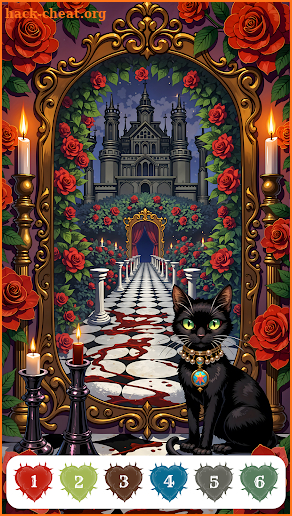 Goth Color - Paint by Numbers screenshot