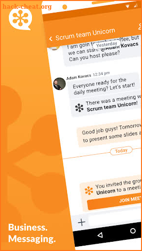 GoToMeeting Business Messenger screenshot