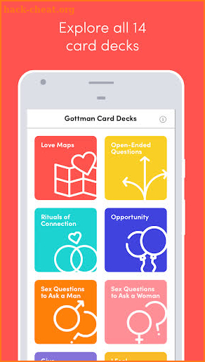 Gottman Card Decks screenshot