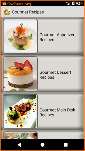 Gourmet Recipes - food, quality gourmet recipes screenshot