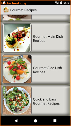 Gourmet Recipes - food, quality gourmet recipes screenshot