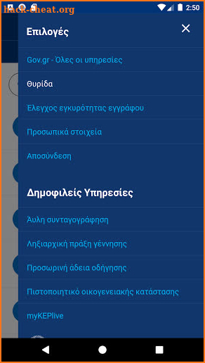 Gov.gr screenshot