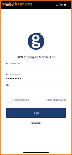 GP Employee Mobile App screenshot