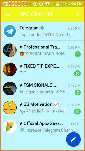 GPC Chat 100 screenshot