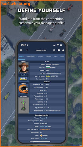 GPRO - Classic racing manager screenshot
