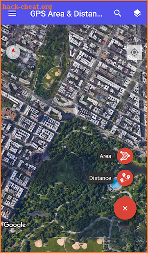 GPS Area & Distance Calculator screenshot