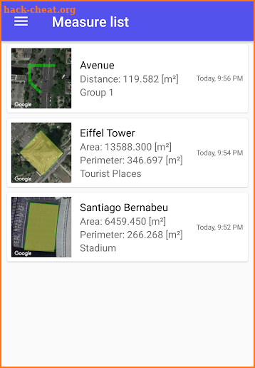 GPS Area & Distance Calculator screenshot