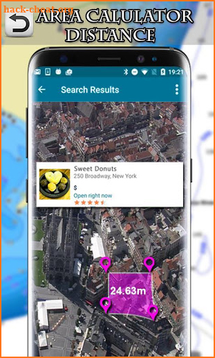 GPS Area Calculator & Land Measurement Route Find screenshot