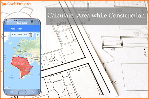 Gps Area Calculator & Map Distance Measure Field screenshot