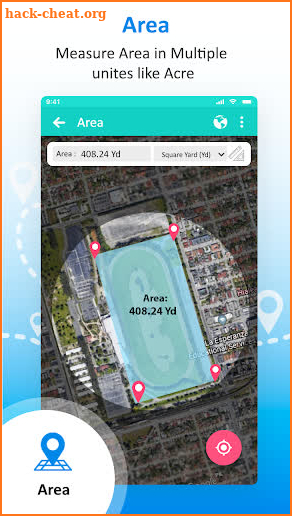 GPS Area Calculator for Land - Distance Measure screenshot