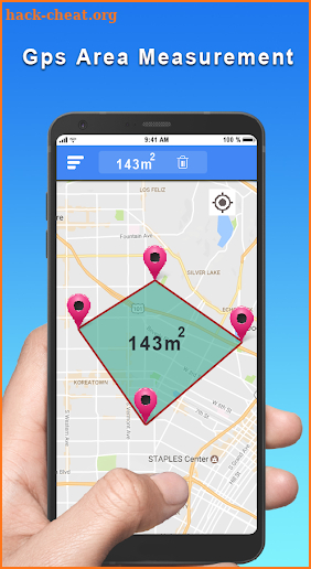 GPS Area Calculator - Planimeter screenshot