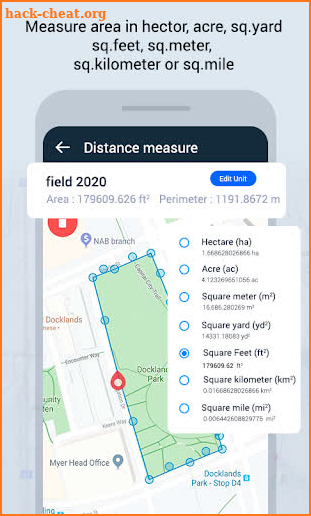 GPS Area Measure screenshot