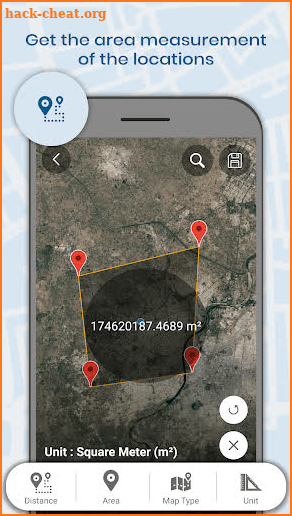 GPS Area Measure & GPS Ruler screenshot