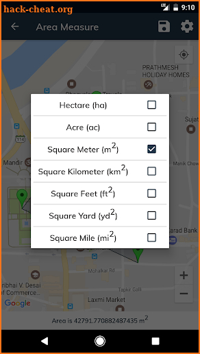 GPS Area Measurement screenshot