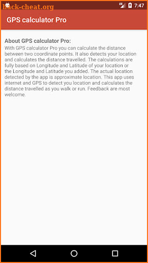 GPS Calculator Pro screenshot
