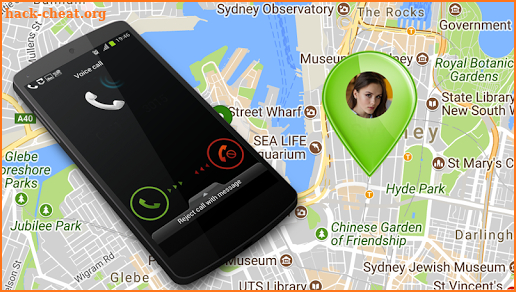GPS Caller ID Locator and Mobile Number Tracker screenshot