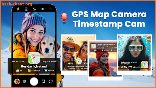 GPS Camera - Map Timestamp Cam screenshot