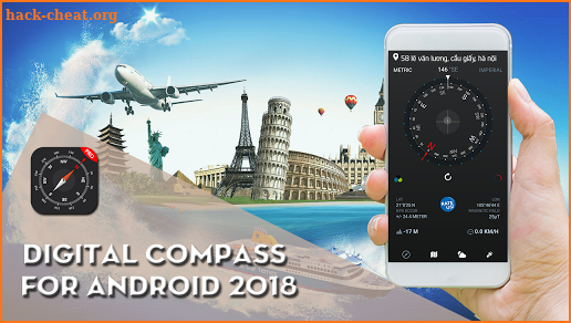 GPS Compass for Android: Map & GPS Navigation screenshot