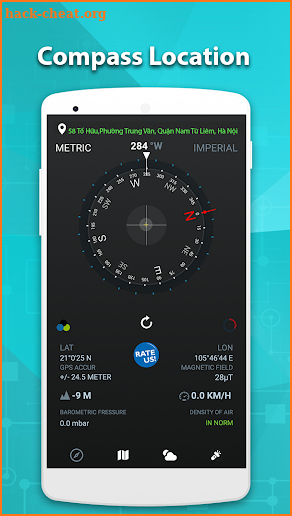 GPS Compass for Android: Map & GPS Navigation screenshot