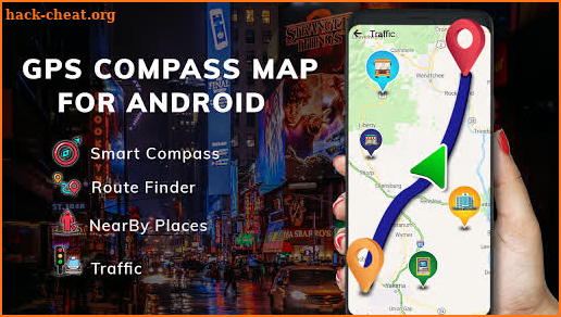 GPS Compass Map for Android screenshot
