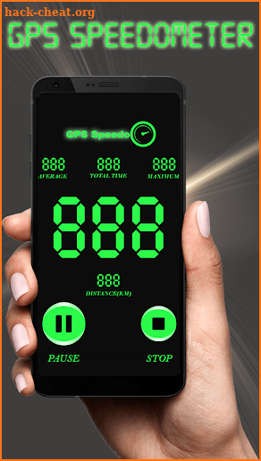 GPS Digital Speedometer Speed Tracker screenshot