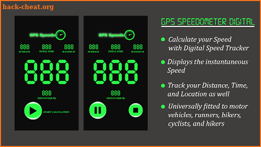 GPS Digital Speedometer Speed Tracker screenshot