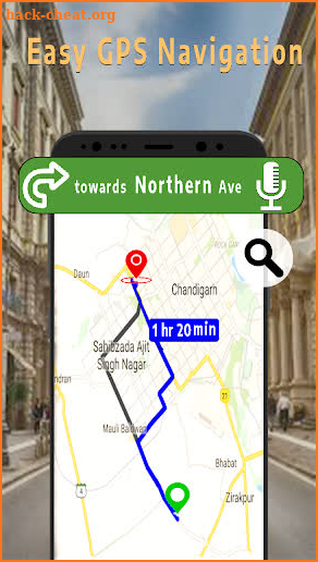 GPS Driving Route Finder Map 2019–Live Street View screenshot