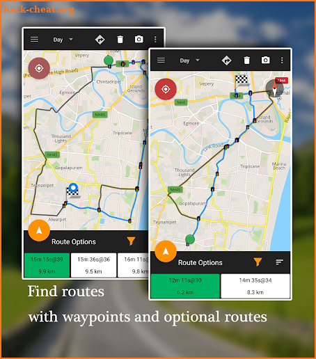 GPS Driving Route® screenshot