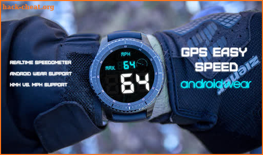 GPS Easy Speed Wear - Wearable Speedometer screenshot