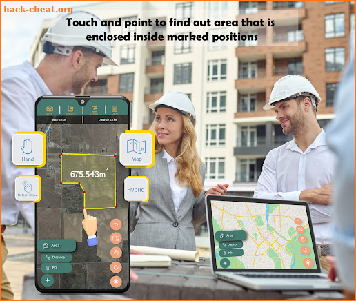 GPS Field Area Measurement App screenshot