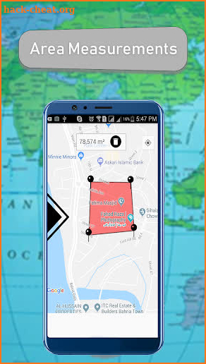 GPS Fields Area Measure & Map Distance Calculator screenshot