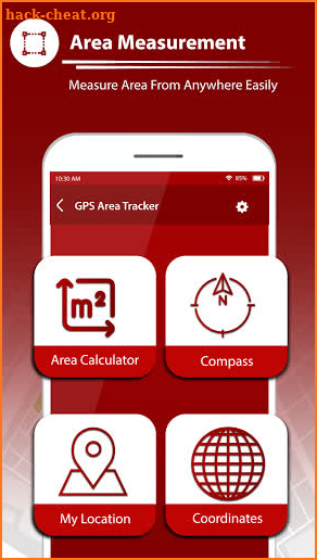 GPS Fields Area Measure App screenshot