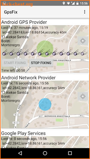 GPS Fix screenshot