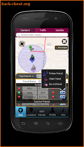 GPS Friend Locator screenshot
