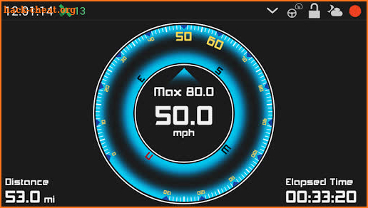 GPS HUD Speedometer Plus screenshot
