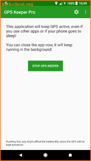 GPS Keeper Pro screenshot