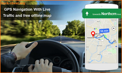 GPS Live Voice Navigation - Live Maps with voice screenshot