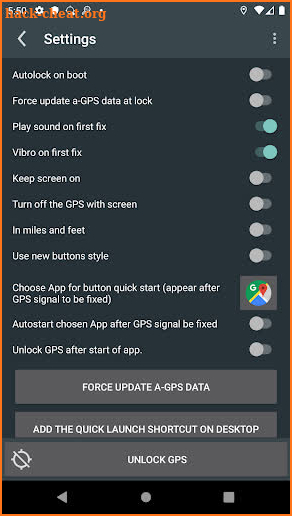 GPS Locker Prime screenshot
