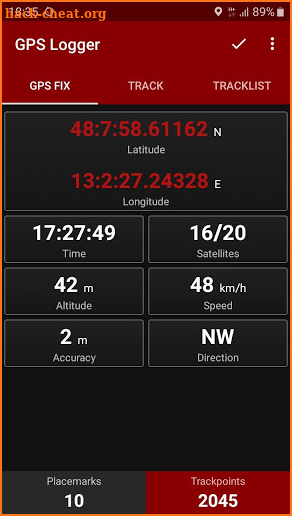 GPS Logger screenshot
