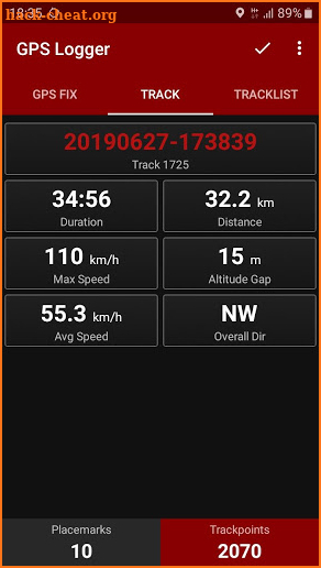 GPS Logger screenshot