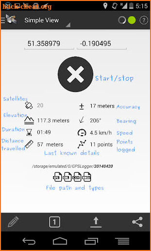 GPS Logger (donate) screenshot
