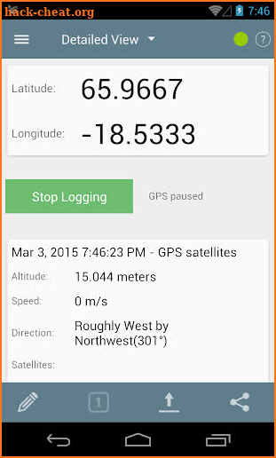 GPS Logger for Android screenshot