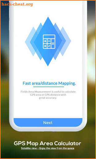 GPS Map Area Calculator screenshot