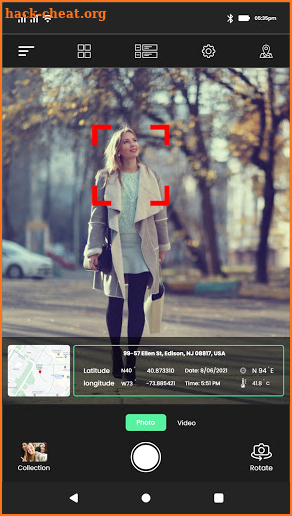 GPS Map Camera : Photo Timestamp & Geotag App screenshot