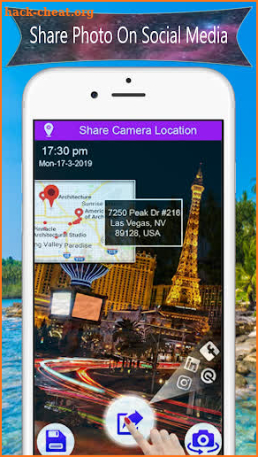 GPS Map Camera with Photo Location screenshot