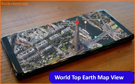 GPS Map Compass Navigation Driving & Traffic Earth screenshot