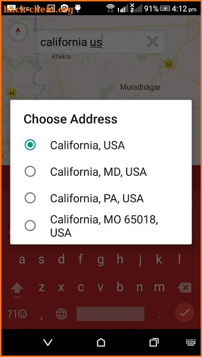 GPS Map Free screenshot